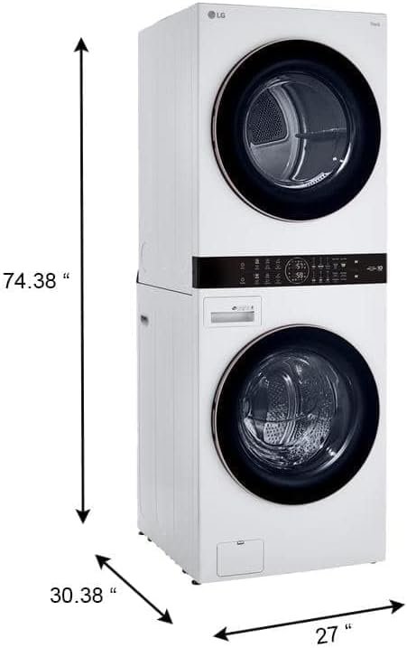 41-2wuC5OqL._AC_SL1000_-1 LG WashTower WKE100HWA Review Ultra-Efficient Washer Dryer Combo with Smart Features