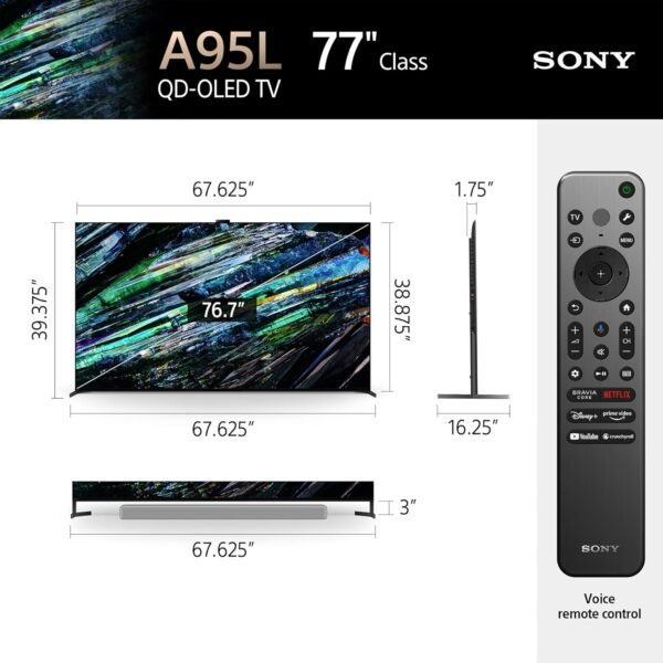 814rgb1C8RL._AC_SL1500_ Sony BRAVIA XR A95L QD-OLED 4K TV review featuring gaming and cinematic brilliance