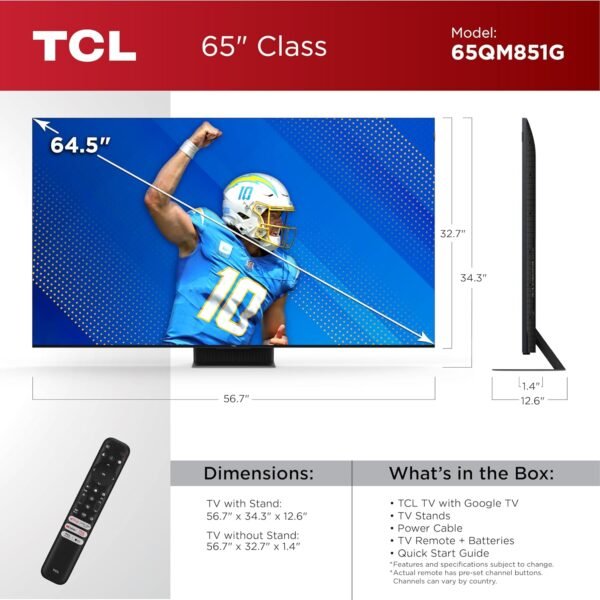 817zn8QTasL._AC_SL1500_ TCL QM8 QLED 4K Smart TV Review Stunning Features and Gaming Performance